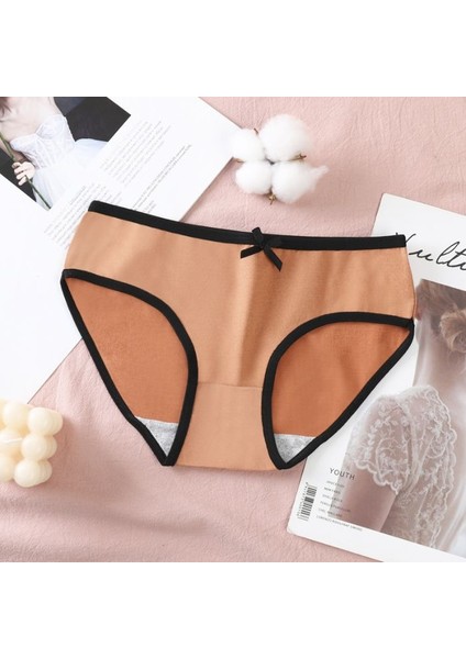 AB03 Orange Süt Ipekli Iç Çamaşırları 3b Hip Lifting Triangle Pantolonları (Yurt Dışından)