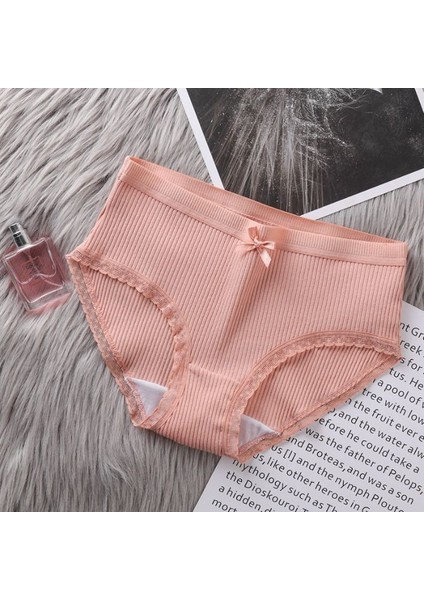 AB08 Camel Milk Silk Altı Çamaşırlar Soğuk Orta Üç Pantoları (Yurt Dışından)
