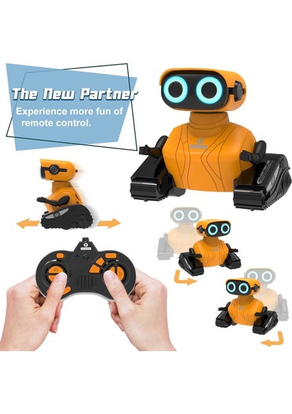 Kaekid 2.4ghz Uzaktan Kumandalı Robot Oyuncaklar - Turuncu