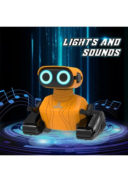 Kaekid 2.4ghz Uzaktan Kumandalı Robot Oyuncaklar - Turuncu