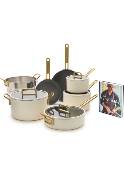 Stanley Tucci™ Tencere Seti 11 Parça Carrara Beyazı