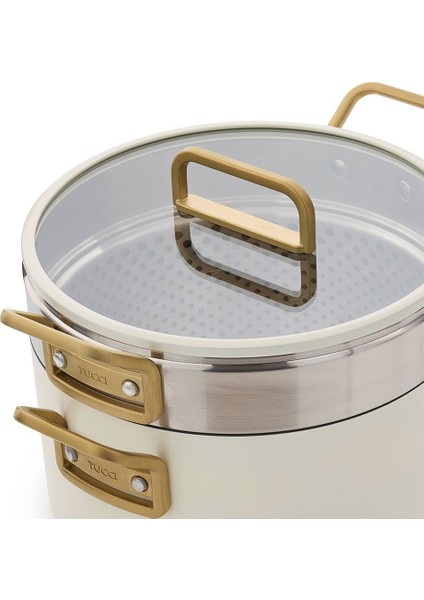 Stanley Tucci™ Tencere Seti 11 Parça Carrara Beyazı fiyatları