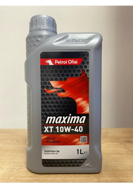 Xt 10W-40 1litre Motor Yağı (2025 Üretim)