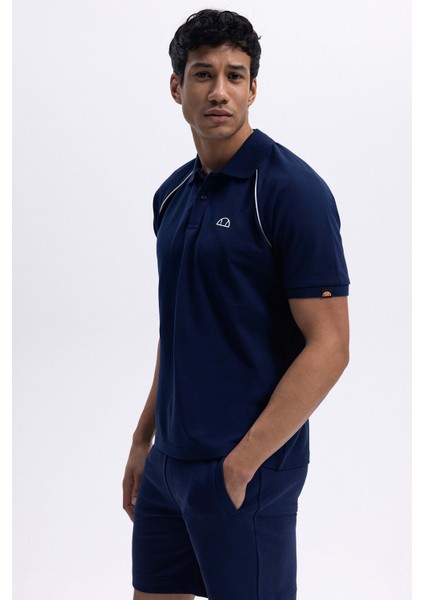 Pamuklu Regular Fit Logolu Polo Yaka T Shirt Erkek Polo Yaka T Shirt EM407 fırsatları