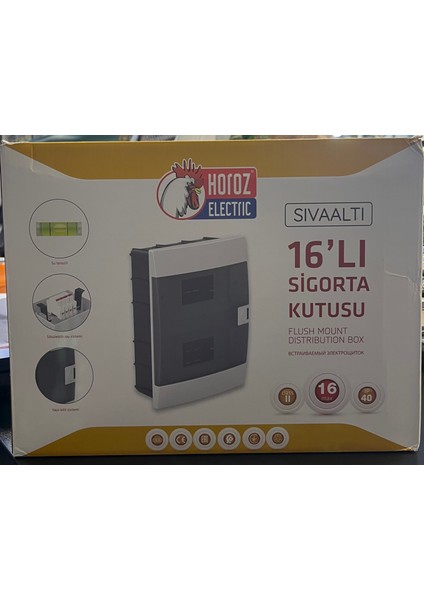 16'lı Sigorta Kutusu Sıva Altı