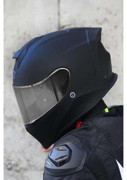 Dinamo Evo Mat Siyah Kask