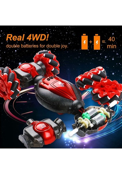 Bıranco Rc Dublör Araba Jest Algılama - Noel Kırmızısı modelleri