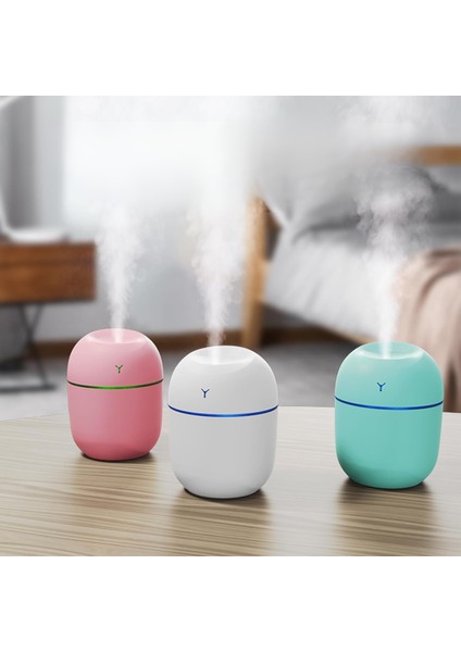 Hava Nemlendirici 220ML LED Işıklı Aroma Difizörü H2O TP-1021