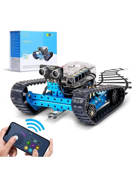 Mbot Ranger 3'ü 1 Arada Robot Kiti, Metal Malzemeler