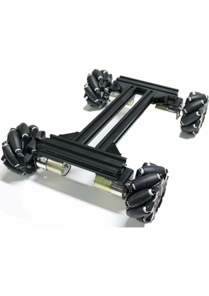 Mecanum Wheel 4WD Metal Robot Araba Şasi Öğrenme Kiti