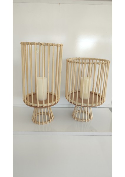 Bambu Fener Mumluk 2 Li Set (35 cm -30 cm ) fiyatları