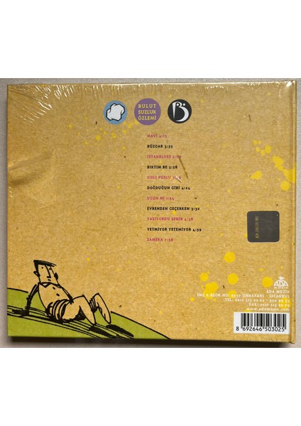 Bulutsuzluk Özlemi Zamska CD (Jelatininde Sıfır Orjinal Dönem Baskı)