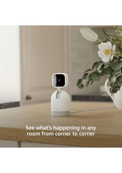 Mini Pan-Tilt Kamera - Dönen Iç Mekan Kamerası, Beyaz modelleri