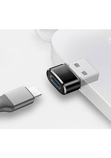 (2 ADET ) USB Hub 3 Port 2.0 3.0 Çoklayıcı Switch ve USB 3.0 To Type C 3.1 Şarj Data Çevirici Dönüştürücü Adaptör