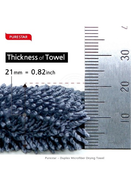 Superclean Mikrofiber Purestar DUBLEX Oto Kurulama Bezi 1100 Gsm 45X75 cm fiyatları