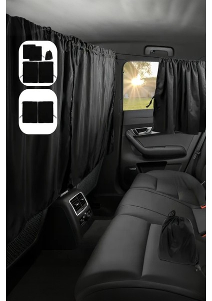 Araç Içi Güneşlik Perde Araba Cam Perdesi Araba Gizlilik Perdesi Car Curtain