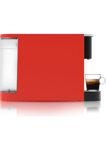 Ox-Pro Kırmızı Espresso Kapsül Kahve Makinesi