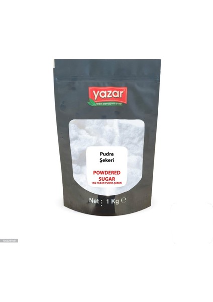 1 kg Yazar Pudra Şekerı