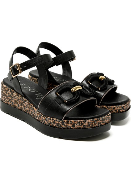 Kadın Sandalet 50248-E5 Repo Nero modelleri
