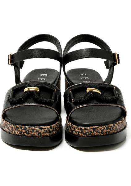 Kadın Sandalet 50248-E5 Repo Nero fırsatları