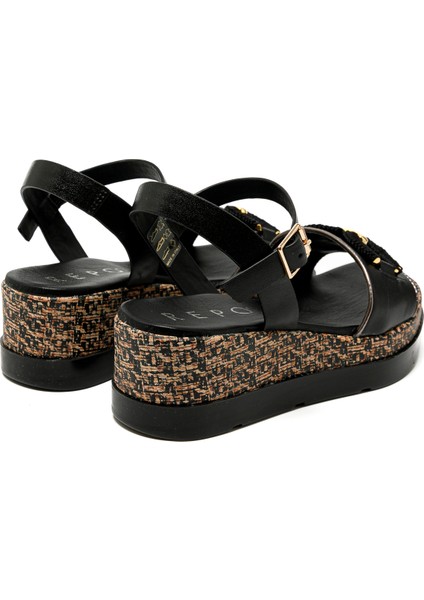 Kadın Sandalet 50248-E5 Repo Nero indirimleri
