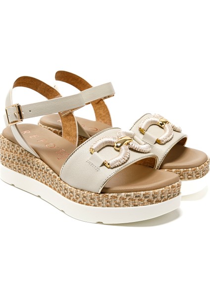 Kadın Sandalet 50248-E5 Repo Avorio modelleri