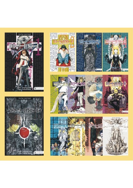 Death Note - Ölüm Defteri 13 Manga Set