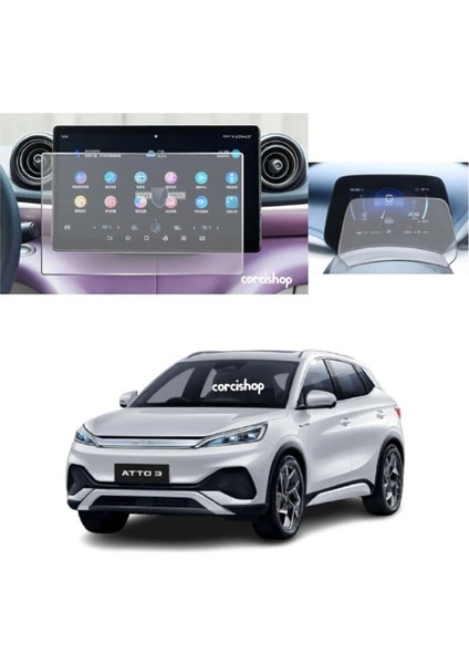 Byd Atto 3 15.6 Inç Multimedya ve Gösterge 9h Nano Ekran Koruyucu