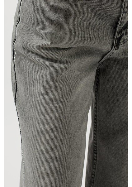 Taş Şerit Detaylı Jean