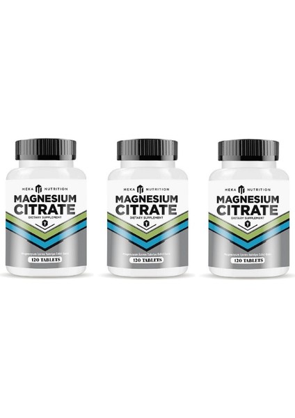 Magnezyum Sitrat ( Magnesium Citrate ) 120 Tablet 3 Kutu fiyatları