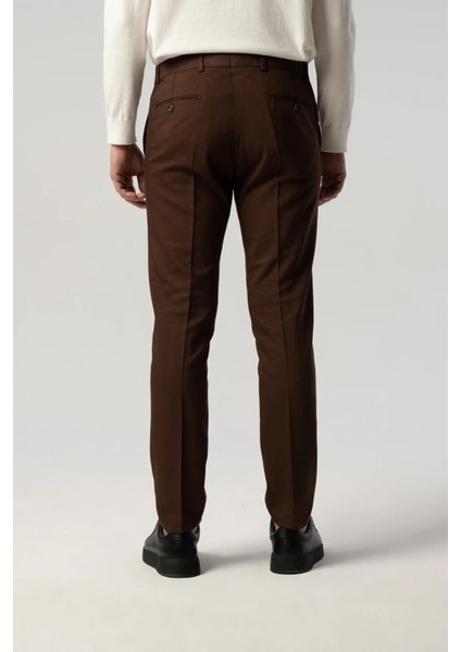 Italyan Kesim Kahverengi Kumaş Pantolon indirimleri