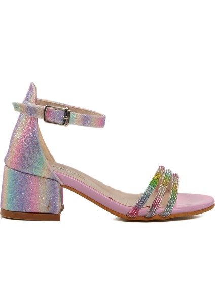 Pembe Çocuk Abiye Ayakkabı 253 Ry 6504 P modelleri