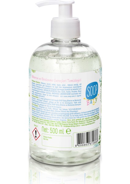 Biberon Ve Beslenme Gereçleri Temizleyici 500 ml