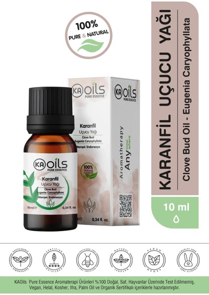 Aromaterapi Seyahat Seti - Difüzör ve 5 Saf Uçucu Yağ (Selvi + Melez Lavanta + Yeşil Mandalina + Karanfil + Tıbbi Nane) 10 ml