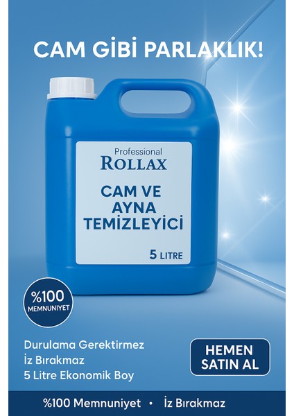 Cam ve Ayna Temizleyici 5 Lt