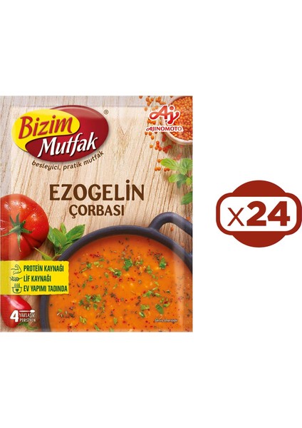 Ezo Gelin Çorbası 80 gr x 24 Adet