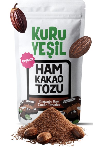 - Ham Kakao - Cocoa Powder - Kakao Tozu - Katkı Yok - Koruyucu Yok - 450 gr