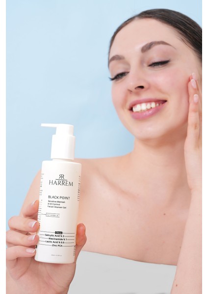 Akneli&yağlı Cilt Tipleri Için Saliyclic Acid+Niacinamide Hassas Yüz Yıkama Jeli 200 ml Black P.int