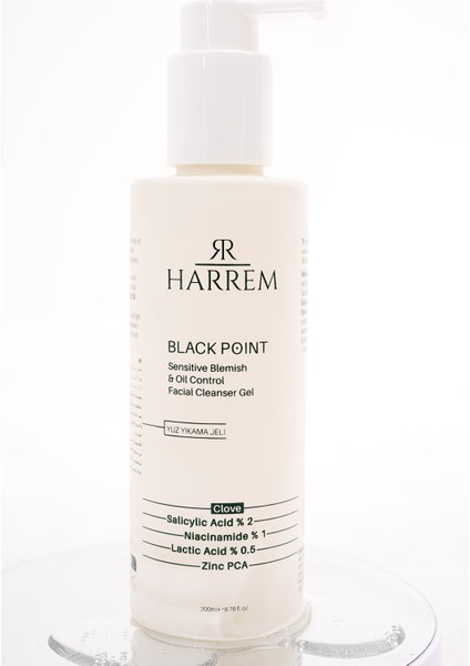 Akneli&yağlı Cilt Tipleri Için Saliyclic Acid+Niacinamide Hassas Yüz Yıkama Jeli 200 ml Black P.int
