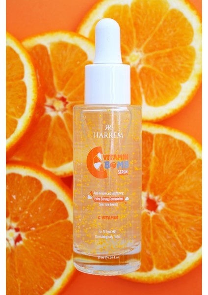 Aydınlatıcı Cilt Tonu Eşitleyici Mikrokapsül C Vitamin Bombası Serum 30 ml