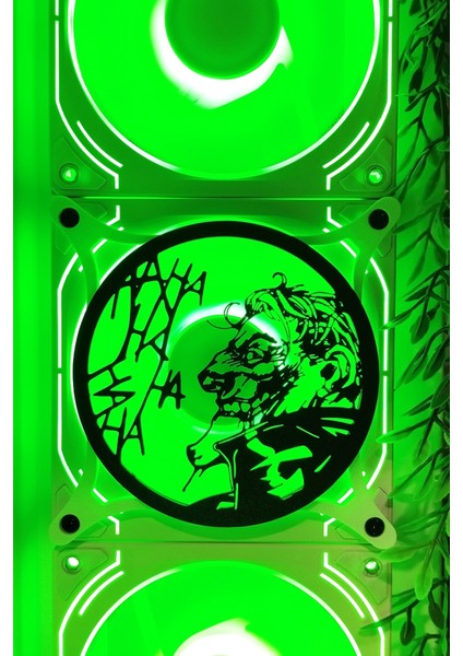 Joker 120X120 mm Beyaz Çerçeveli Oyun Pc Aksesuarı, Masaüstü Bilgisayar Fan Kapağı fiyatları