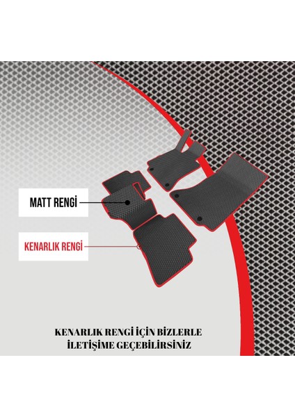 Renault Alaskan 2017 - 2024 Akıllı Oto Paspas Takımı Eva Mat indirimleri