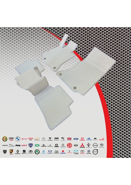 Kia Picanto Ja 2017 - 2024 (3. Jenerasyon) Akıllı Oto Paspas Takımı Eva Mat