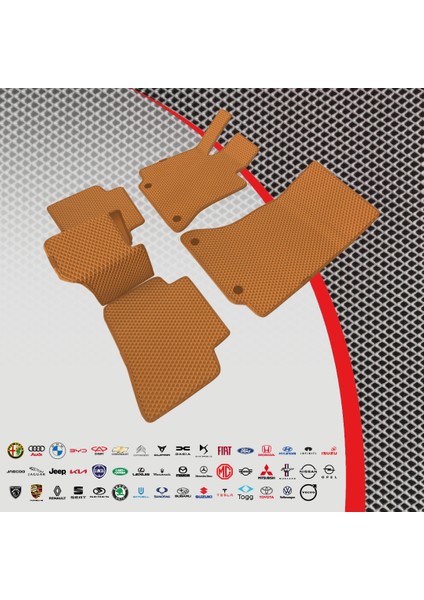 Ford Fusion 2002 - 2024 Akıllı Oto Paspas Takımı Eva Mat