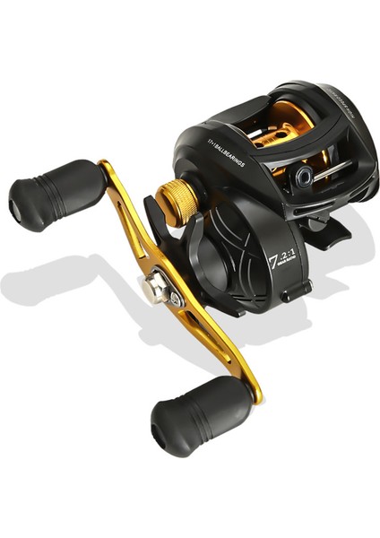 Ultra Smooth 17 + 1 Bb Baitcasting Balık Tutma Makinesi 8kg Maksimum Sürükleme 7.2:1 Vites Oranı (Yurt Dışından) modelleri