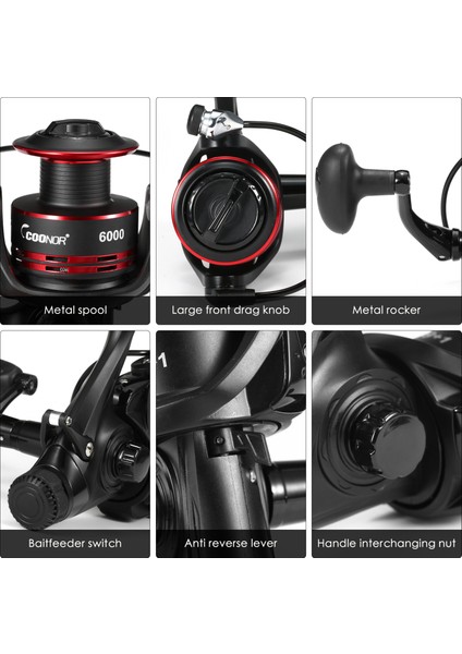 9+1 Bb Hafif Dövüşlu Balık Tutma Makarası Yedek Makara ile (Yurt Dışından) fırsatları