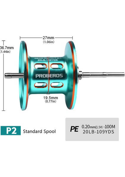 8 Kg'lık Sürükleme Balık Tutma Makarası 7.2:1 Vites Oranı Manyetik Fren (Yurt Dışından) modelleri