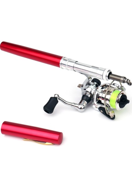 Cepte Kapanabilen Balık Tutma Milı ve Makara Kombi Teleskopik (Yurt Dışından)