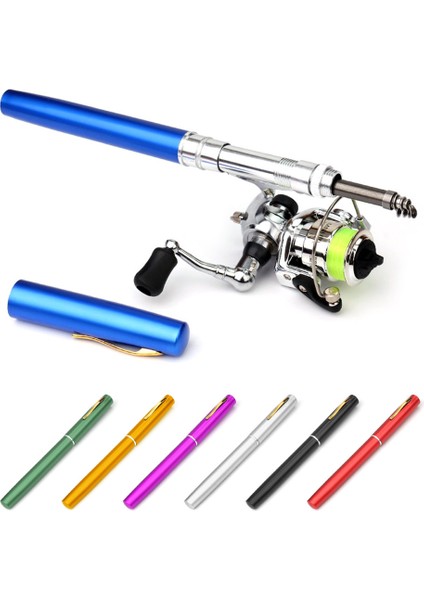 Cepte Kapanabilen Balık Tutma Milı ve Makara Kombi Teleskopik (Yurt Dışından) modelleri