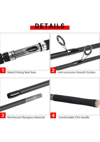 Taşınabilir Hafif Fibercam Balık Tutma Milini (Yurt Dışından) indirimleri